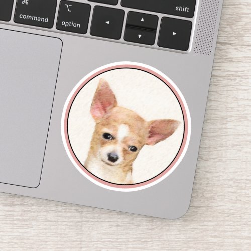Chihuahua Painting _ Cute Original Dog Art Sticker