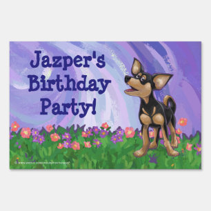 Chihuahua Party Center Sign