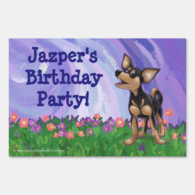 Chihuahua Party Center Sign (Front)