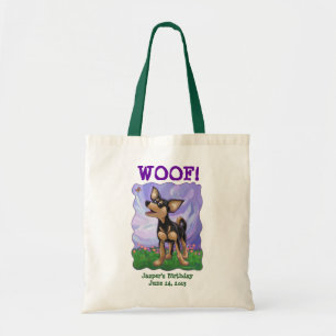 Chihuahua Party Center Tote Bag