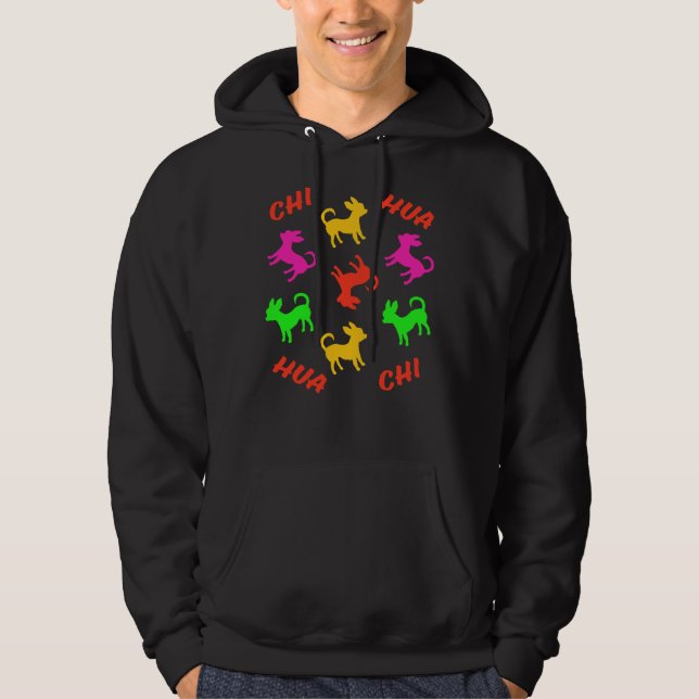 Chihuahua Party Time Hoodie (Front)
