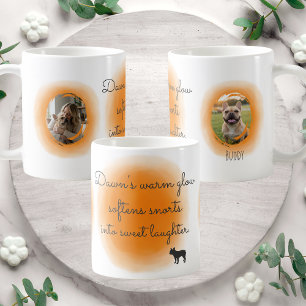 Chihuahua Pastel Orange Mug with Custom Photos