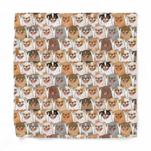 Chihuahua Pattern Bandana