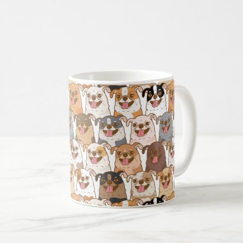 Chihuahua Pattern Coffee Mug