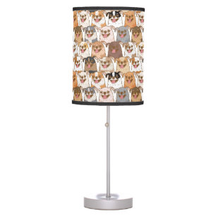 Chihuahua Pattern Table Lamp