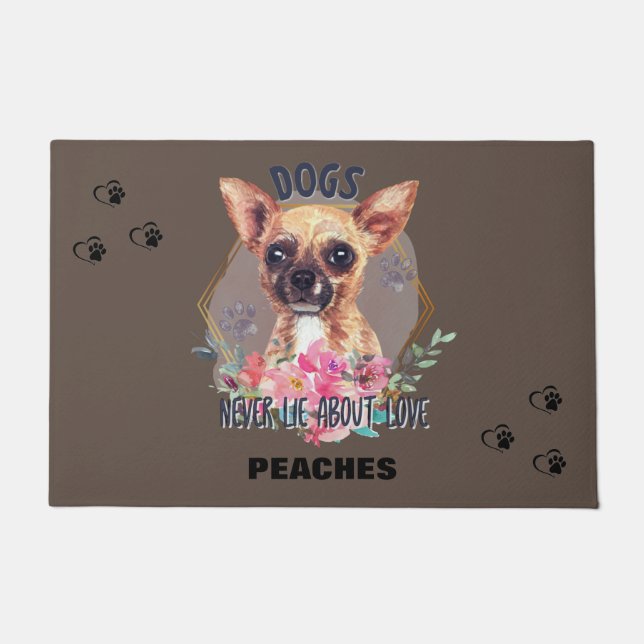 "CHIHUAHUA" PERSONALIZED DOORMAT (Front)