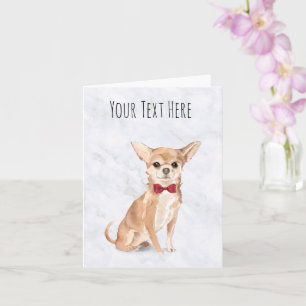Chihuahua Personalized Greeting Card