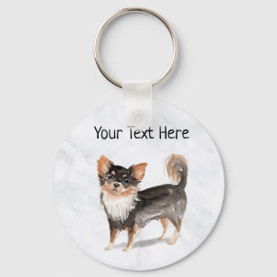 Chihuahua Personalized Keyring