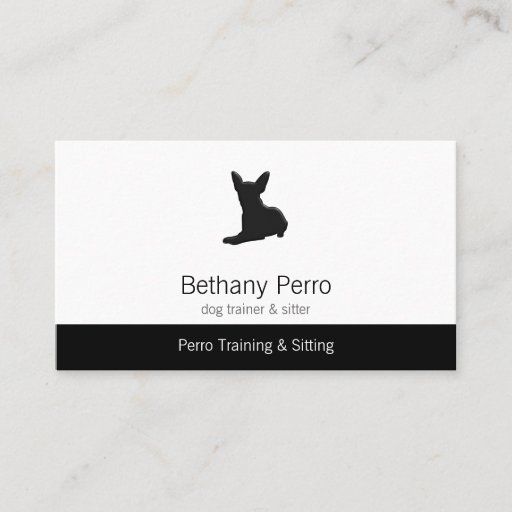 Customizable Chihuahua Pet Dog Business Card Template