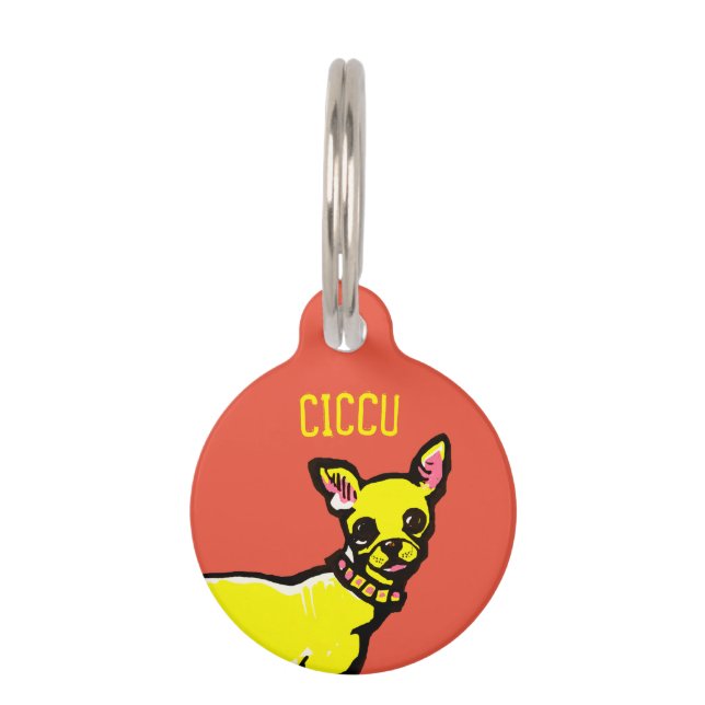 Chihuahua  pet ID tag (Front)