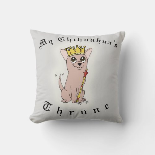 Chihuahua Pet Throne Pillow
