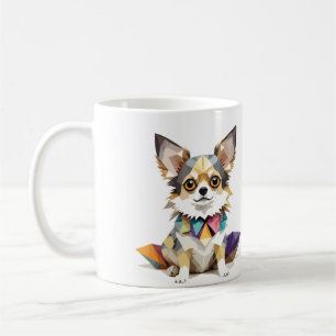 Chihuahua Playful Adorable Fun Animal Colorful Pet Coffee Mug