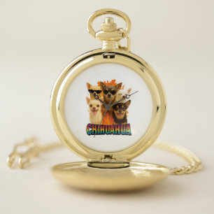 Chihuahua pocket watch