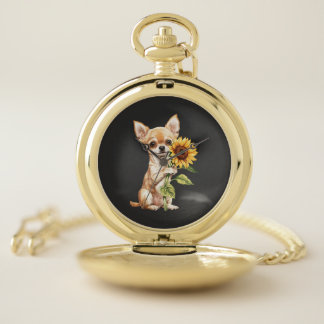 Chihuahua   pocket watch