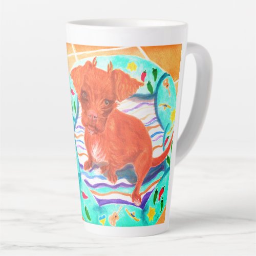 Chihuahua Poodle Mix Latte Mug