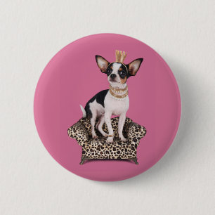 Chihuahua Princess Button