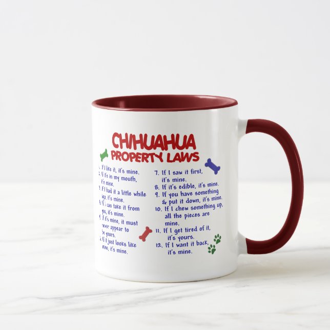 CHIHUAHUA Property Laws 2 Mug (Right)