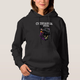 Chihuahua Pug Puggy Pug Pugly Mops dog for best Pu Hoodie