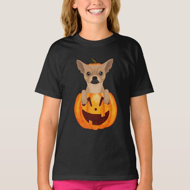 Chihuahua Pumpkin    T-Shirt (Front)