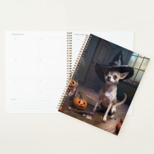 Chihuahua Pumpkins Halloween Scary Planner