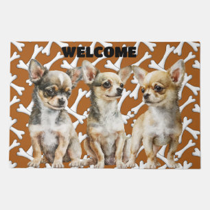 Chihuahua Puppies Doormat