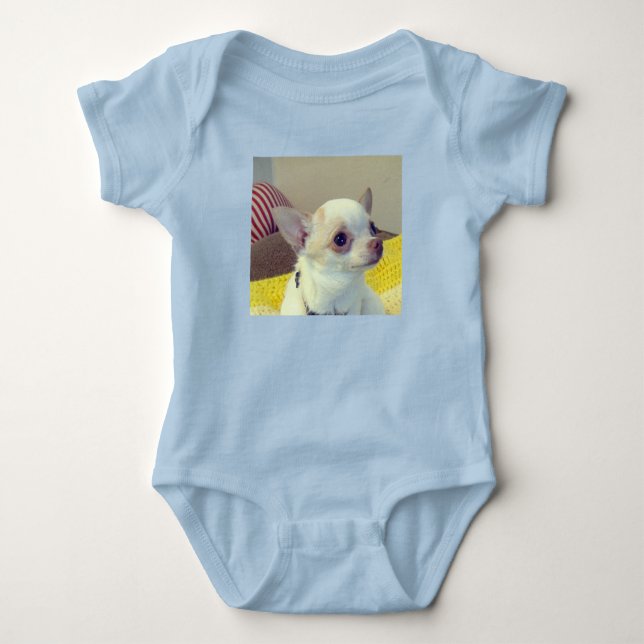 Chihuahua Puppy Baby Bodysuit (Front)