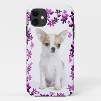 Chihuahua Puppy Iphone 11 Case by petsArt at Zazzle