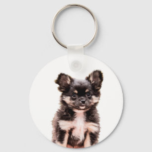 Chihuahua Puppy Dog Keychain