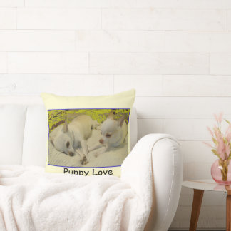 Chihuahua Puppy Love Throw Pillow