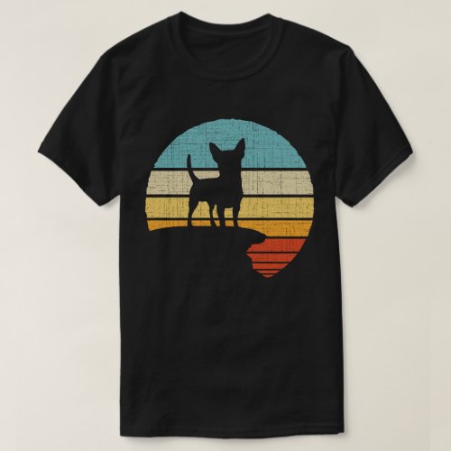 Chihuahua Retro Vintage 60s 70s Dog Puppy Owner T_Shirt
