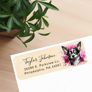 Chihuahua Return Address Label