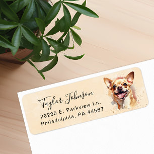 Chihuahua Return Address Label