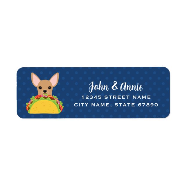 Chihuahua Return Address Labels (Front)