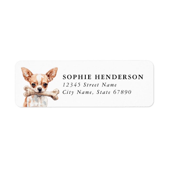 Chihuahua Return Address Labels (Front)