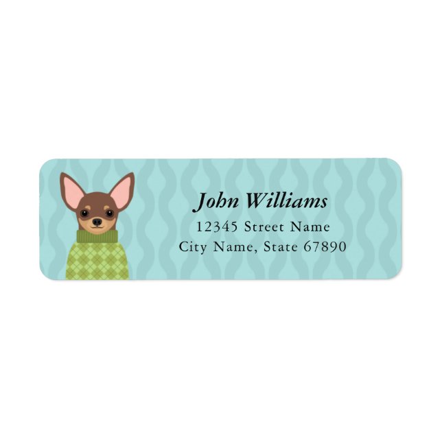 Chihuahua Return Address Labels (Front)