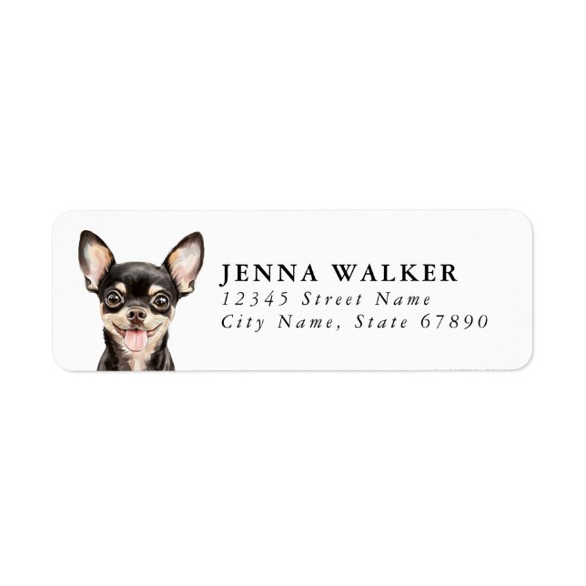 Chihuahua Return Address Labels (Front)