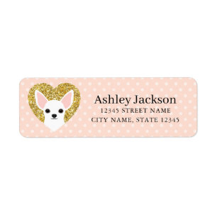 Chihuahua Return Address Labels