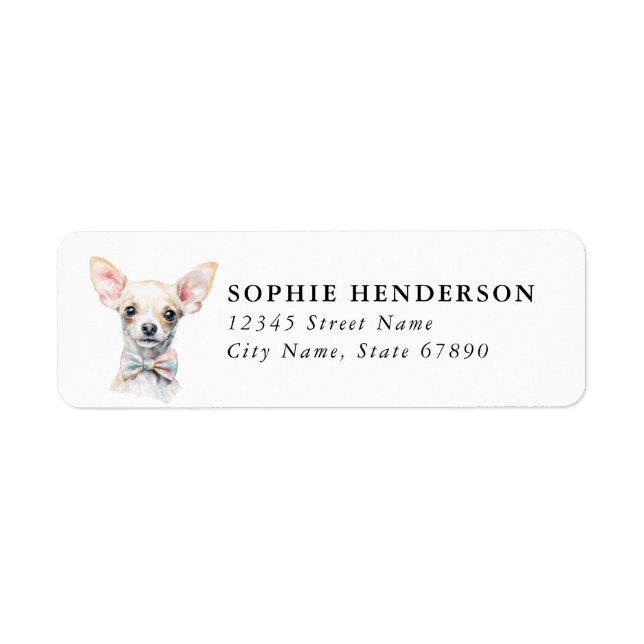 Chihuahua Return Address Labels (Front)