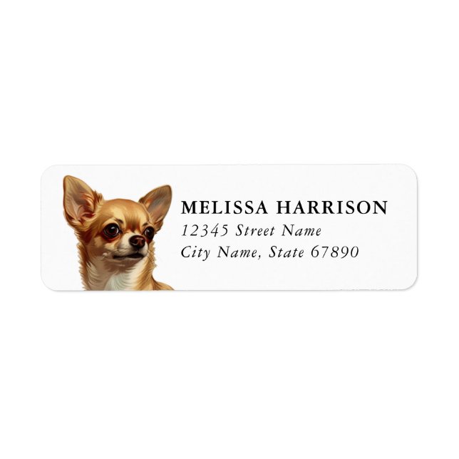 Chihuahua Return Address Labels (Front)