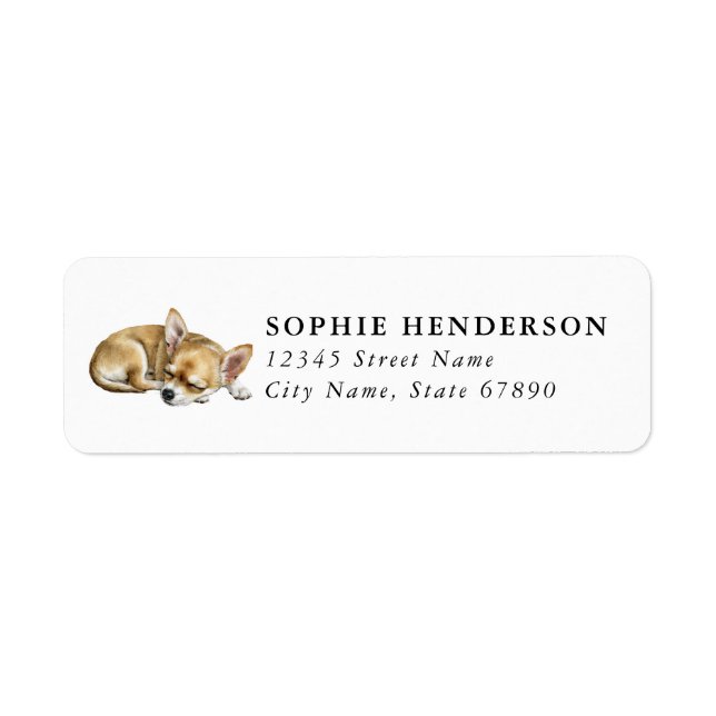 Chihuahua Return Address Labels (Front)
