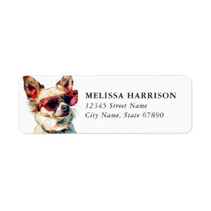 Chihuahua Return Address Labels