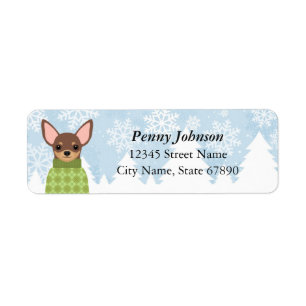 Chihuahua Return Address Labels