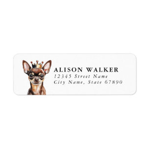 Chihuahua Return Address Labels