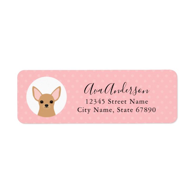Chihuahua Return Address Labels (Front)