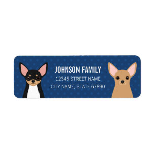 Chihuahua Return Address Labels