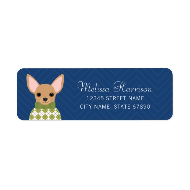 Chihuahua Return Address Labels (Front)