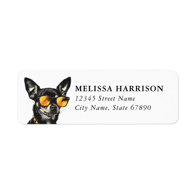 Chihuahua Return Address Labels (Front)
