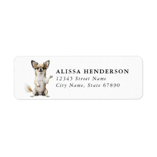 Chihuahua Return Address Labels