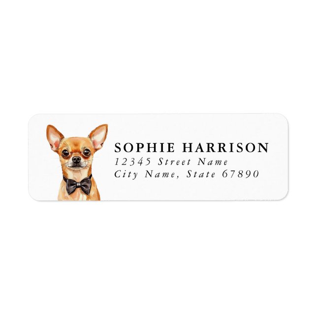 Chihuahua Return Address Labels (Front)
