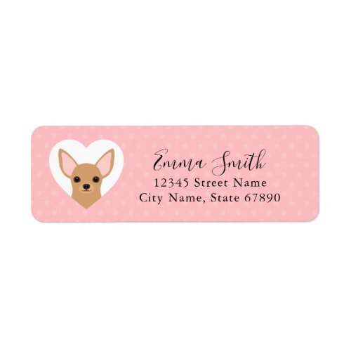 Chihuahua Return Address Labels